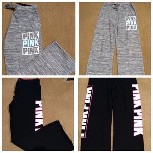 Pink victorias secret sweats